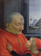 Domenico Ghirlandaio old man with a young boy